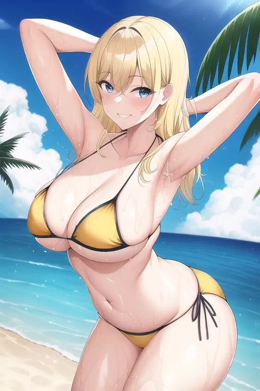 bikini blonde
