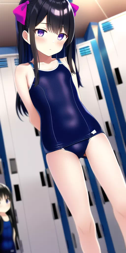 Me in school swimsuit