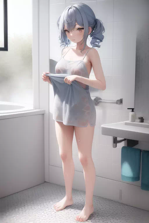 Let’s take a bath with Yuki.