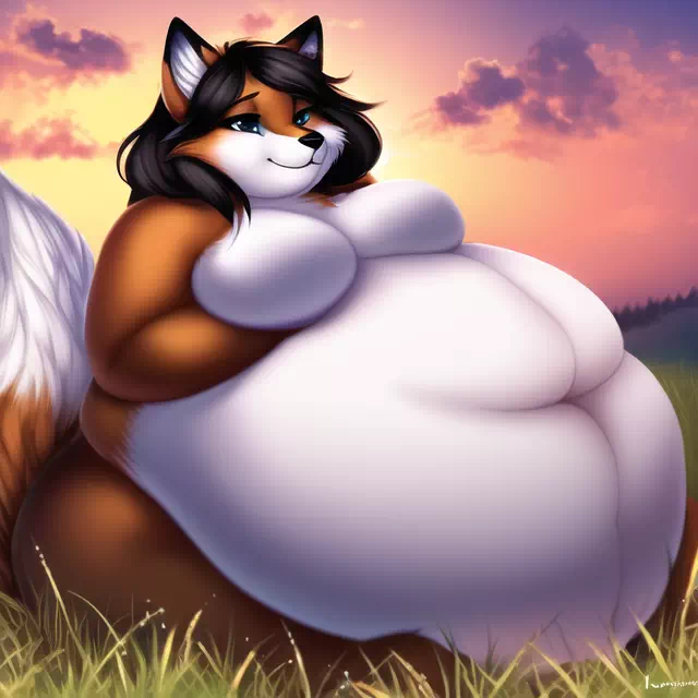 novelAI fat kemo fox girl