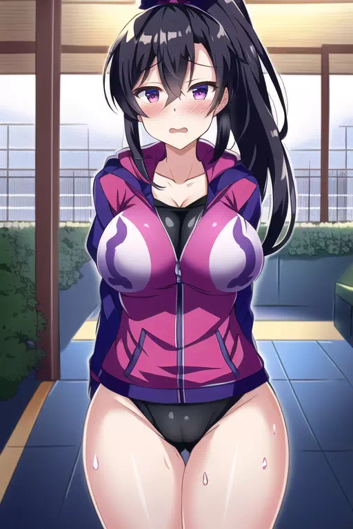 黒髪ポニテで巨乳もの2