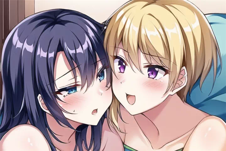 女二人で共同百合生活もの