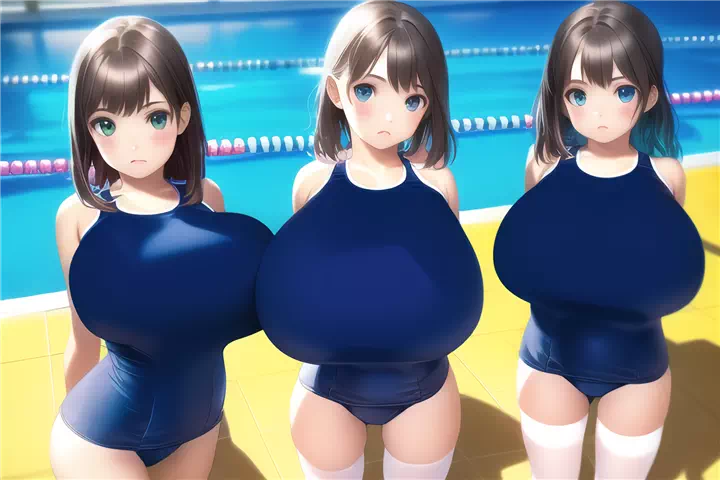 スク水爆乳マルチガールズ