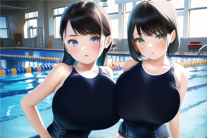 スク水爆乳マルチガールズ