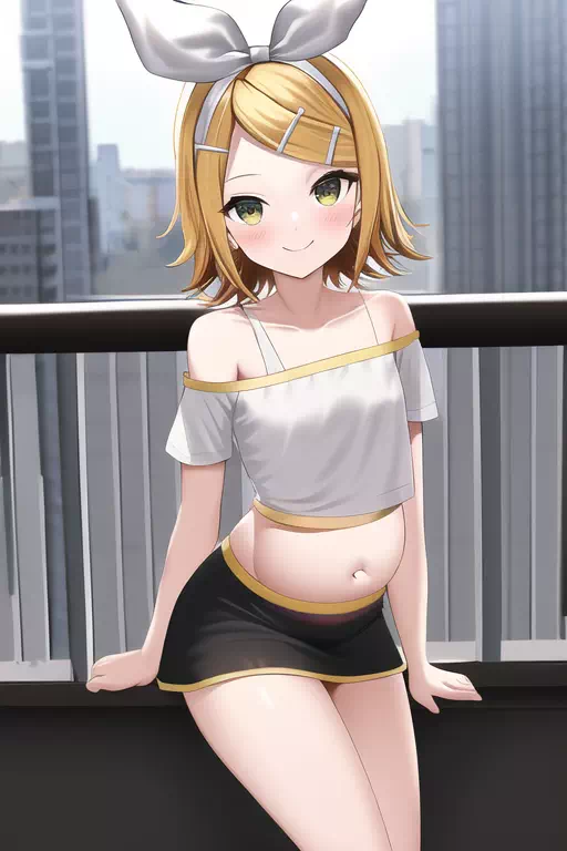 Rin’s pregnancy 3rd photo-shot