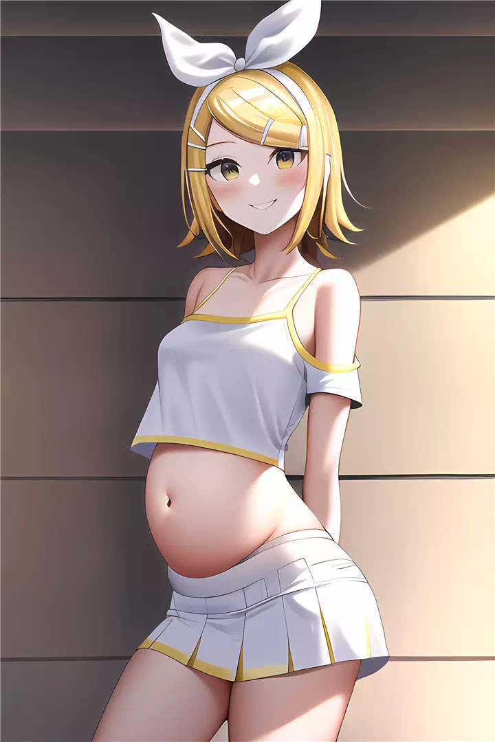 Rin’s pregnancy 3rd photo-shot