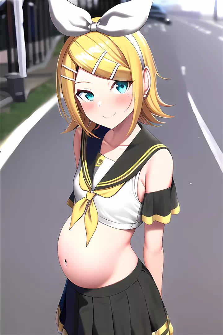 Rin’s pregnancy 3rd photo-shot