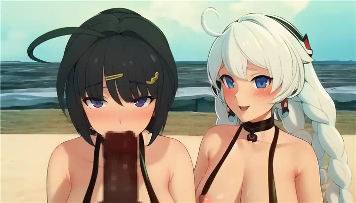 Kiana and Mei Deepthroat