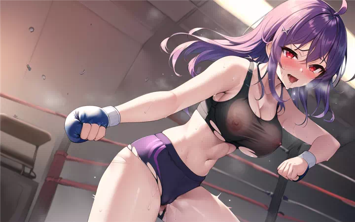 Boxing Princess defeated 格闘娘の敗北