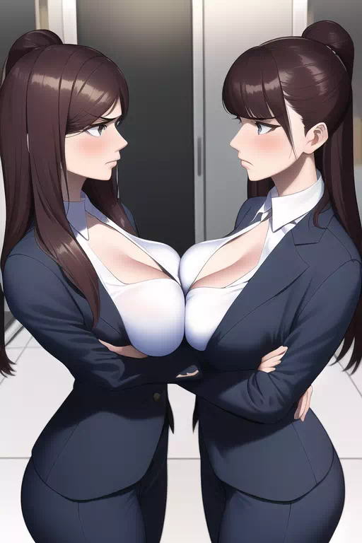 Office Ladies Titfight