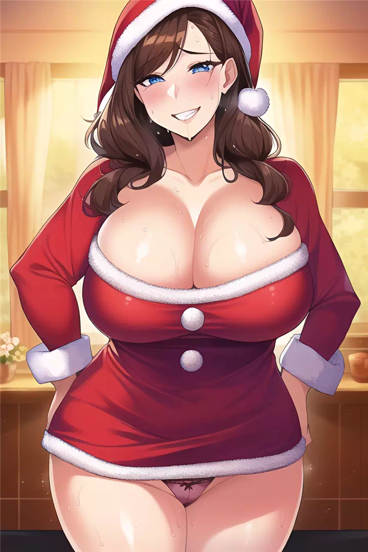 クリスマスイブなので人妻サンタ