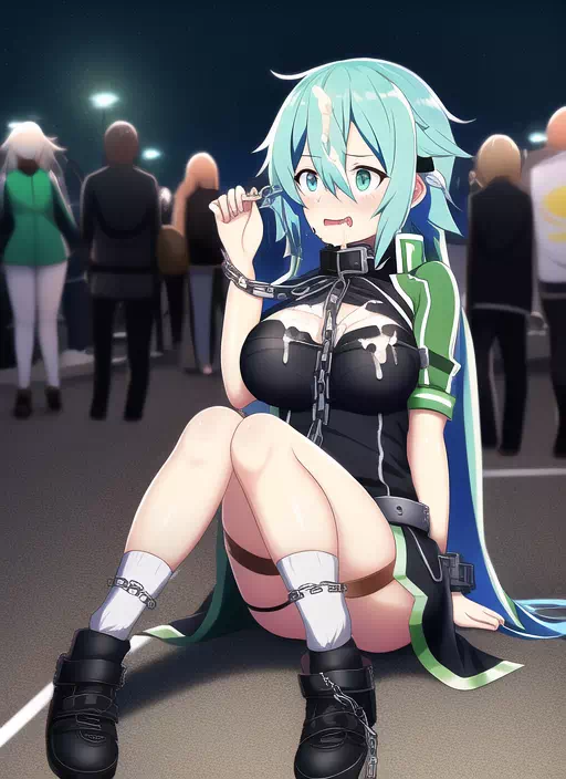 Hypnotised Sinon outside