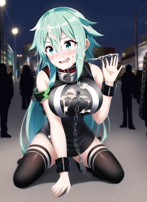 Hypnotised Sinon outside