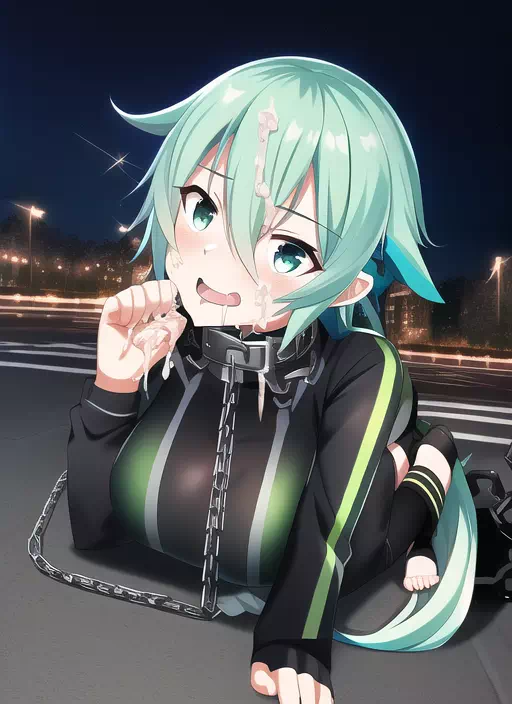 Hypnotised Sinon outside