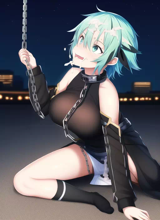 Hypnotised Sinon outside