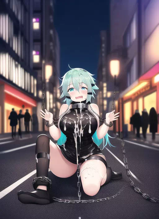 Hypnotised Sinon outside