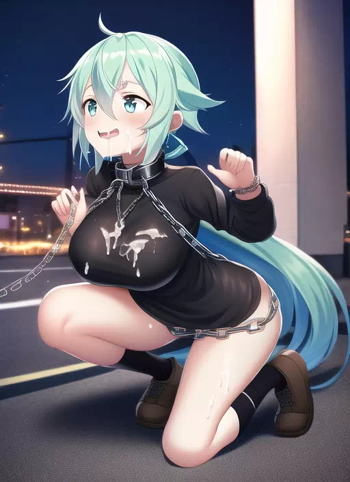 Hypnotised Sinon outside