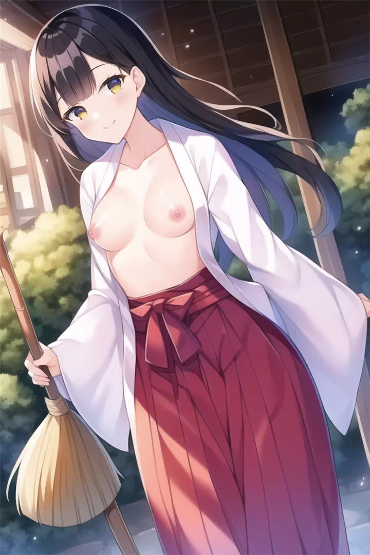 おっぱい丸出し神社のアルバイト巫女