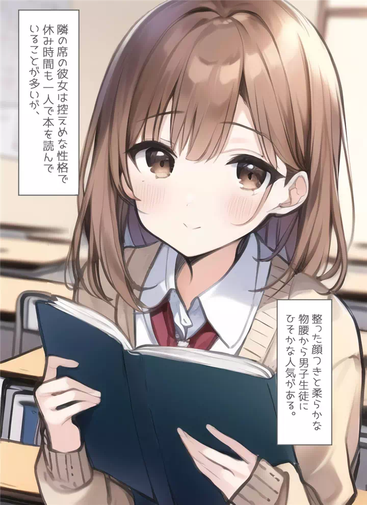 隣の席の女の子を催眠でビッチ化