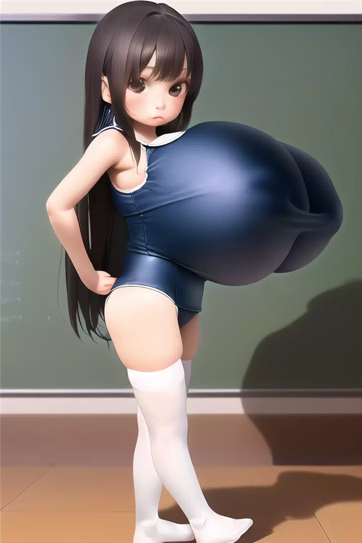 リアル爆乳ロリスク水_2