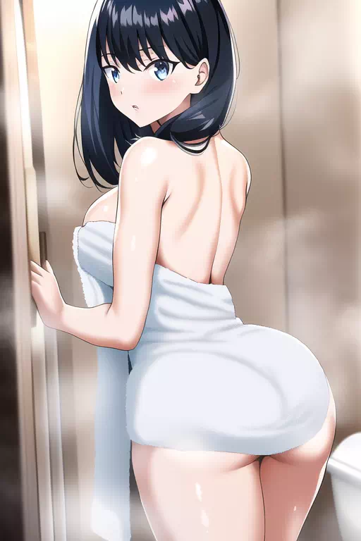 Rikka takes a shower with you