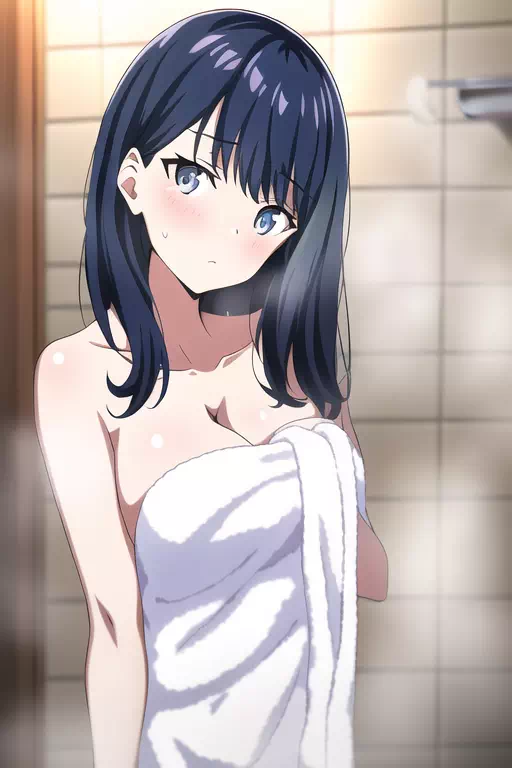 Rikka takes a shower with you