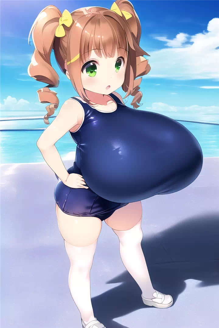 何処かで見たようなキャラのスク水爆乳詰め合わせ_12