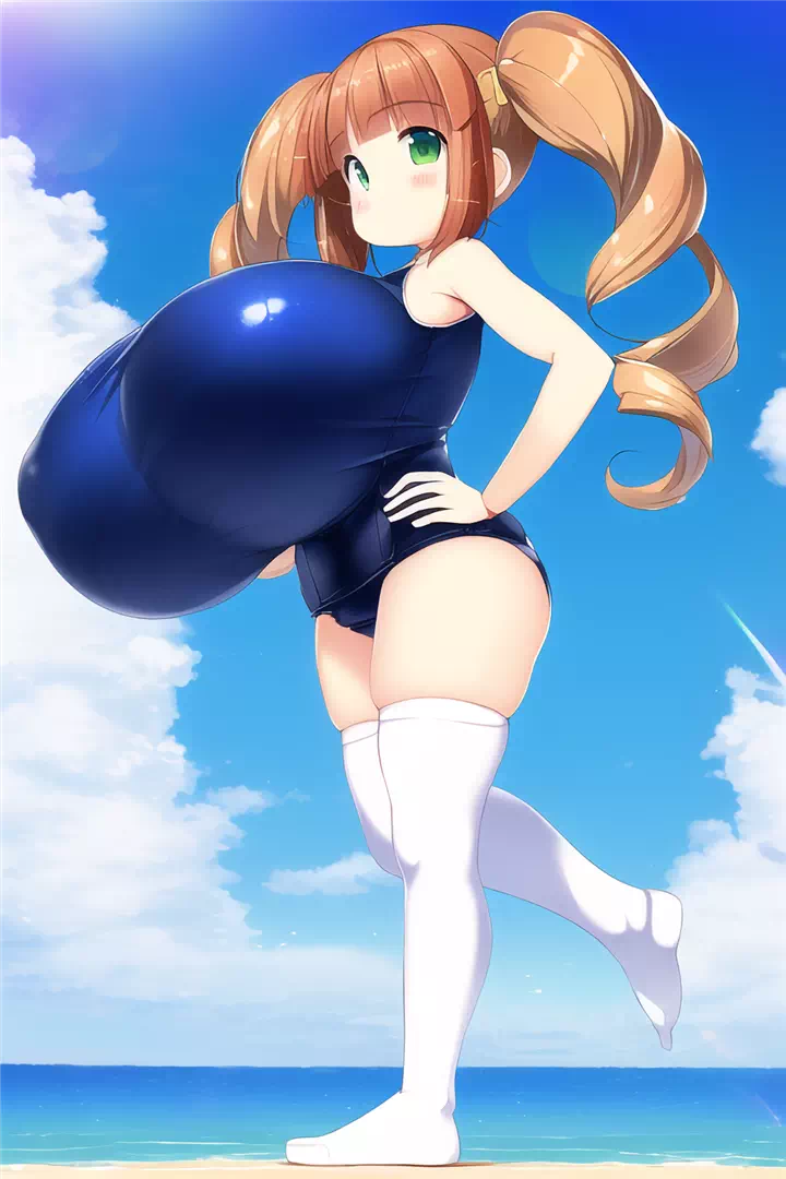 何処かで見たようなキャラのスク水爆乳詰め合わせ_12