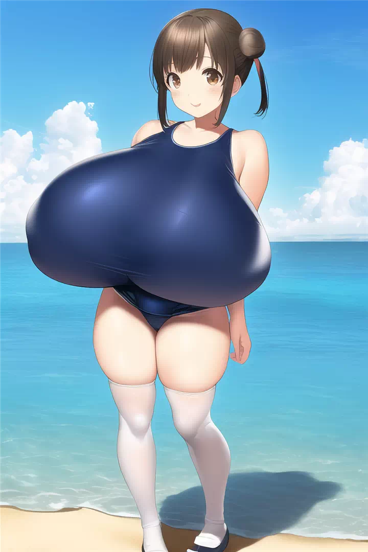 何処かで見たようなキャラのスク水爆乳詰め合わせ_12