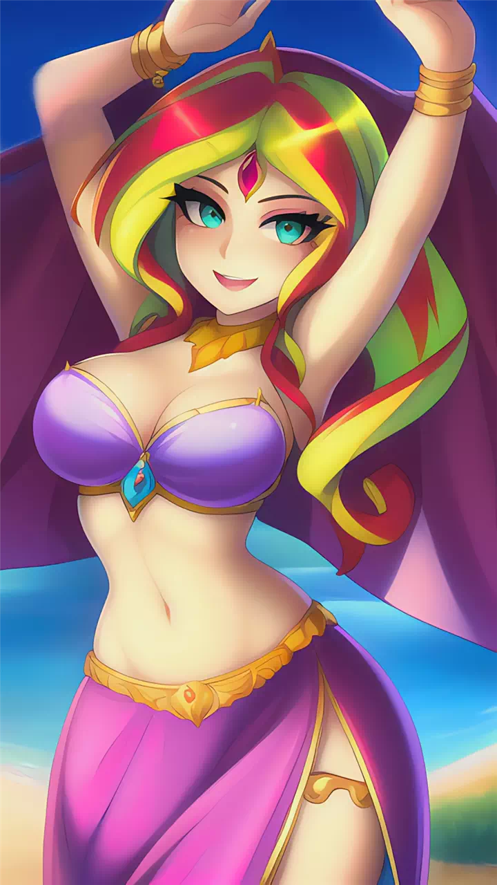 Belly Dancer Sunset Shimmer 18+