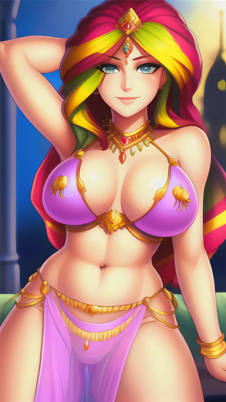 Belly Dancer Sunset Shimmer 18+