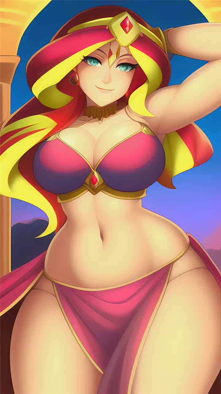 Belly Dancer Sunset Shimmer 18+