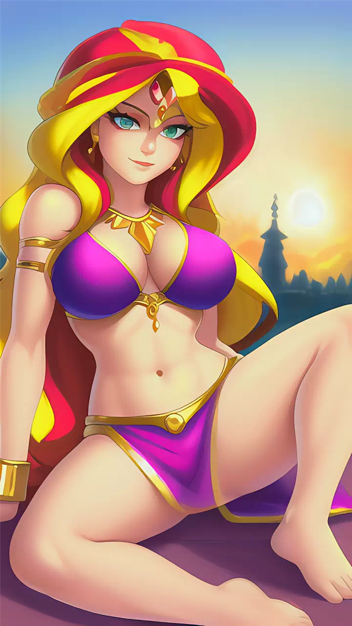 Belly Dancer Sunset Shimmer 18+