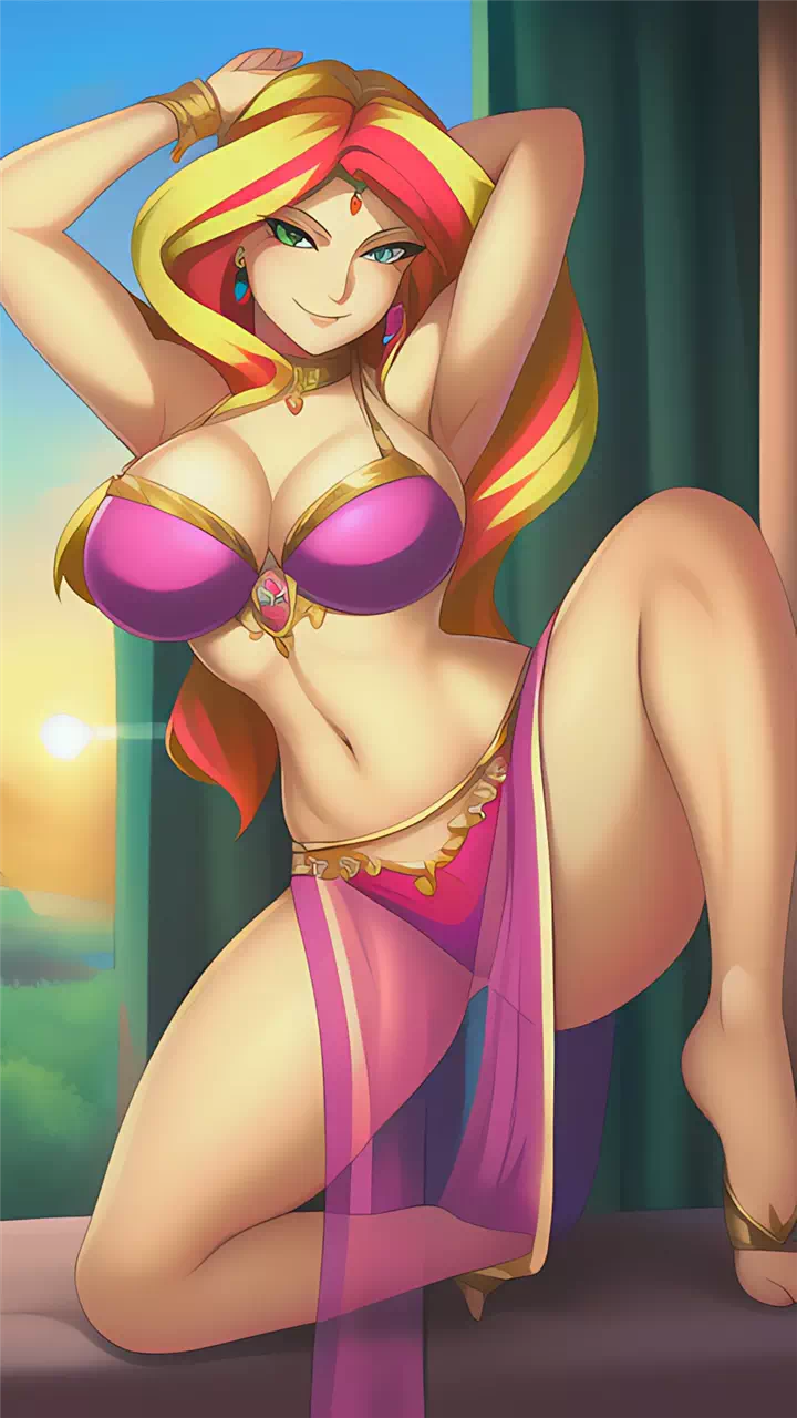 Belly Dancer Sunset Shimmer 18+