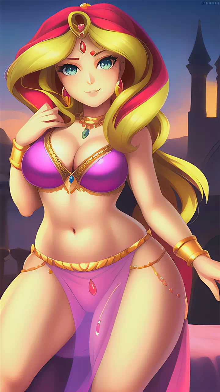 Belly Dancer Sunset Shimmer 18+