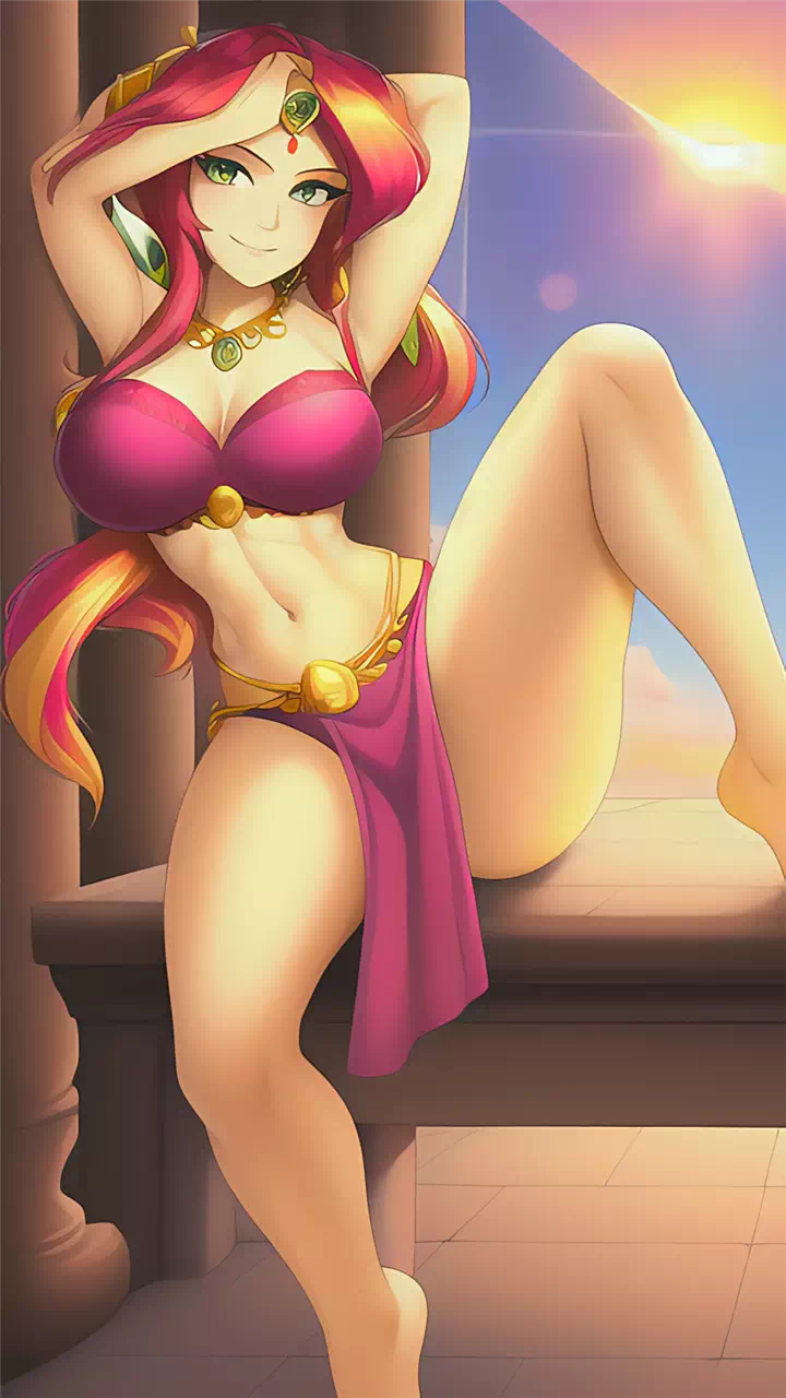 Belly Dancer Sunset Shimmer 18+