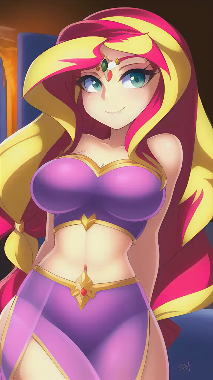 Belly Dancer Sunset Shimmer 18+