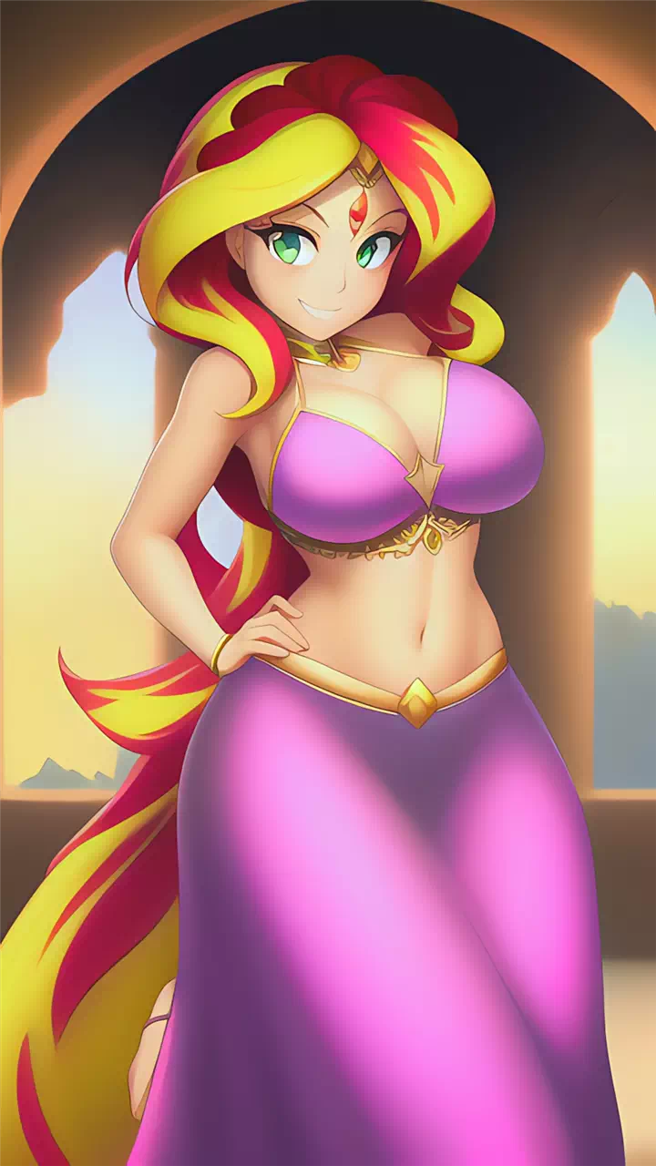 Belly Dancer Sunset Shimmer 18+