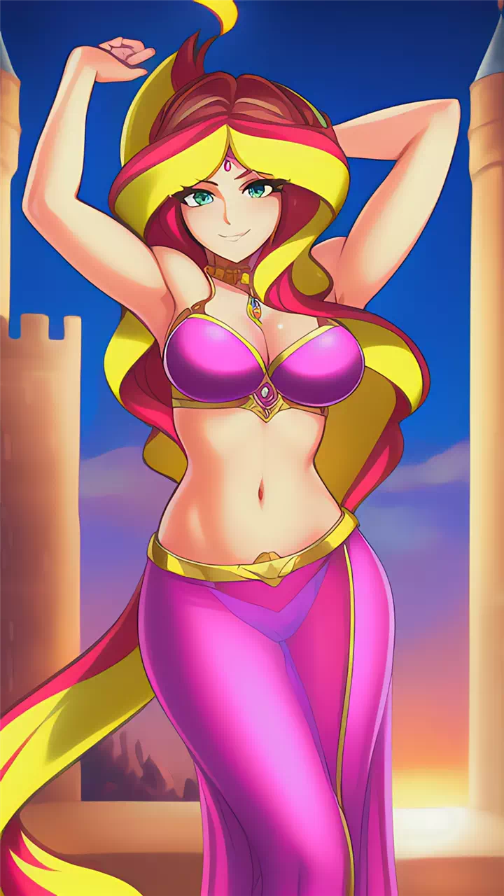 Belly Dancer Sunset Shimmer 18+