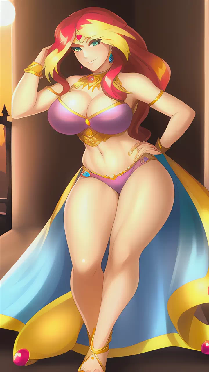 Belly Dancer Sunset Shimmer 18+