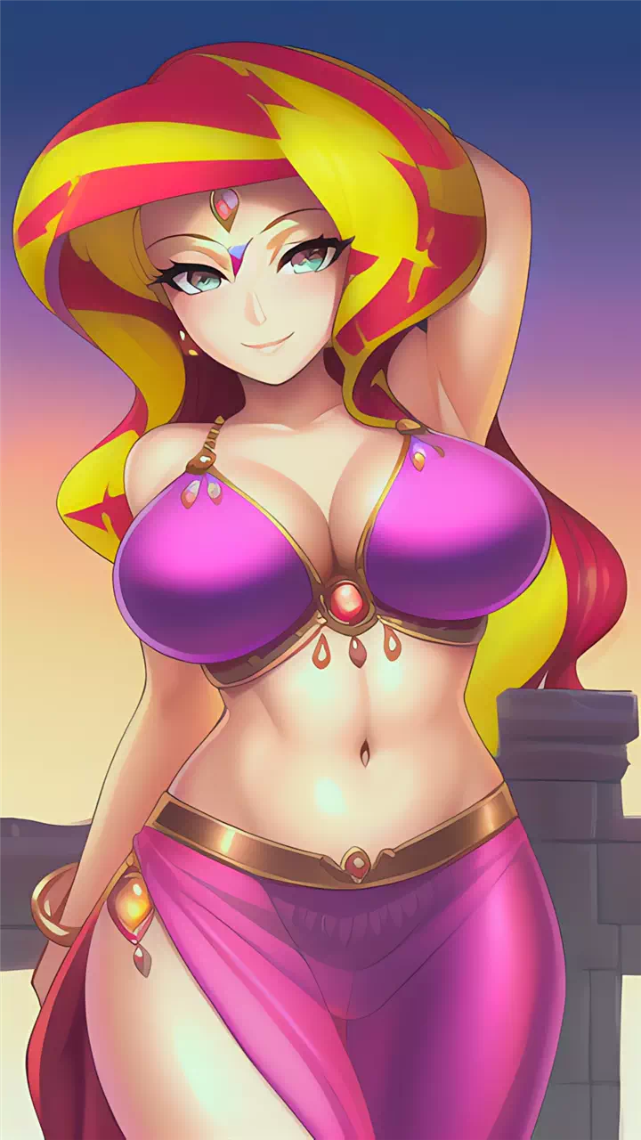 Belly Dancer Sunset Shimmer 18+