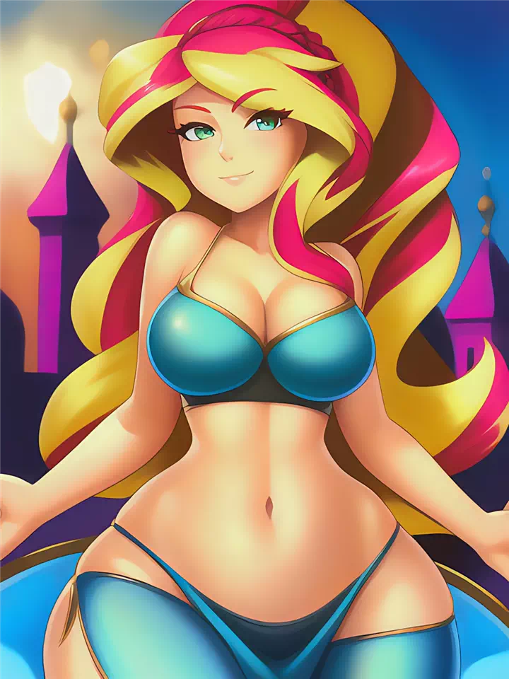 Belly Dancer Sunset Shimmer 18+