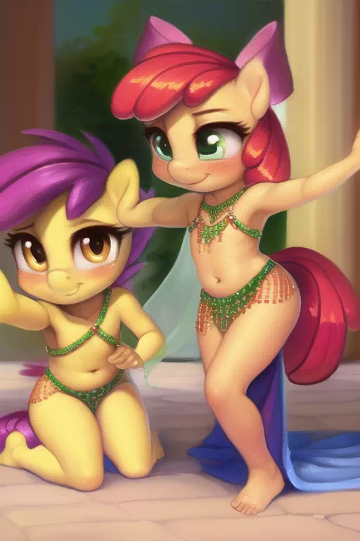 Apple Bloom & Scootaloo