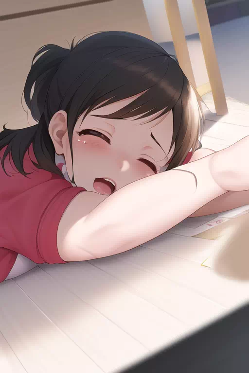 Nico Yazawa sleeping