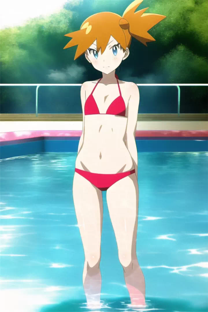 Misty in a Red Bikini