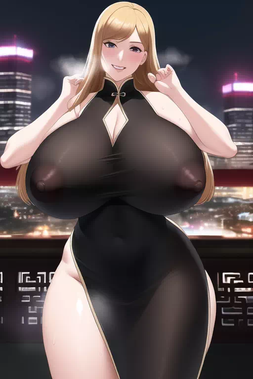 爆乳透けチャイナ