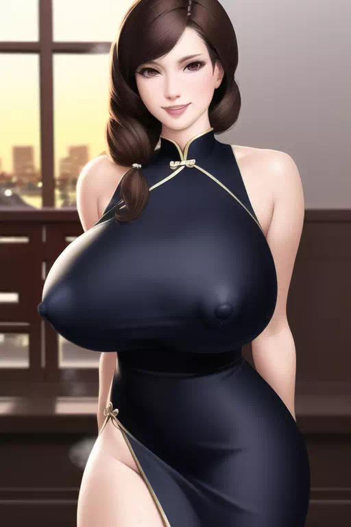 爆乳透けチャイナ