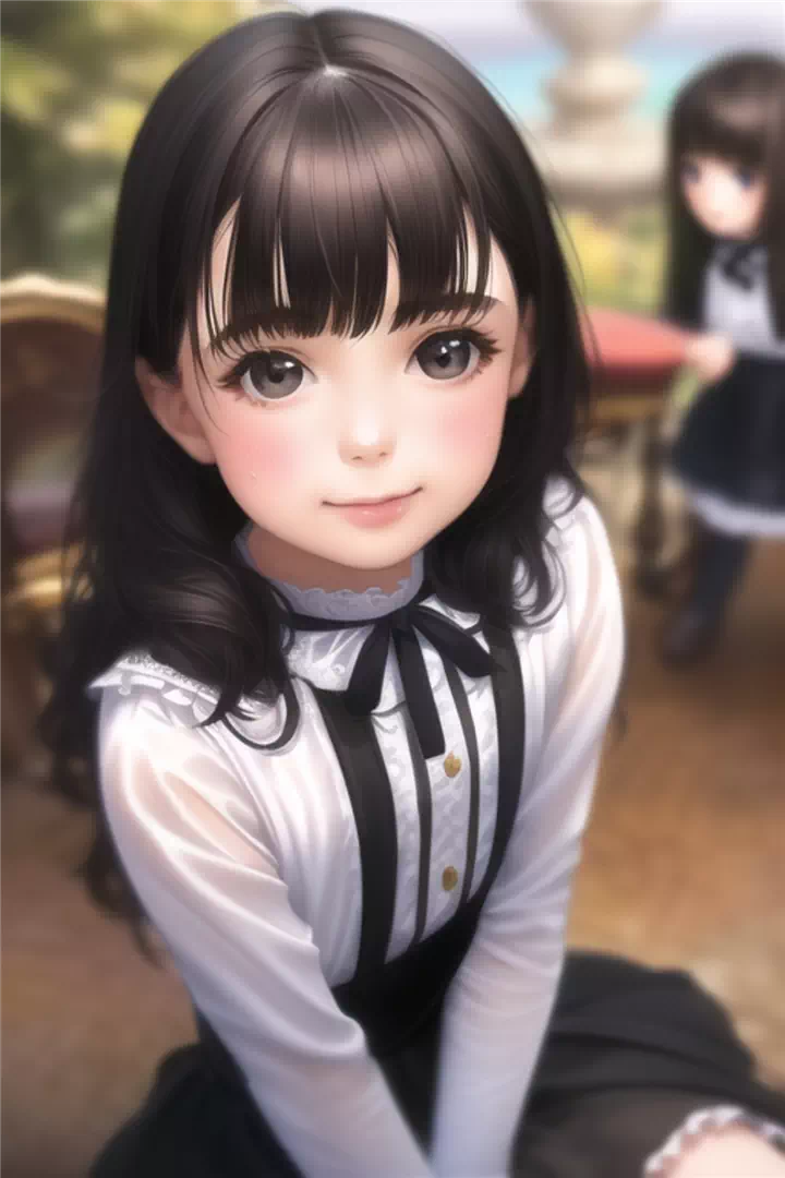 きれいかわいい黒髪の女の子