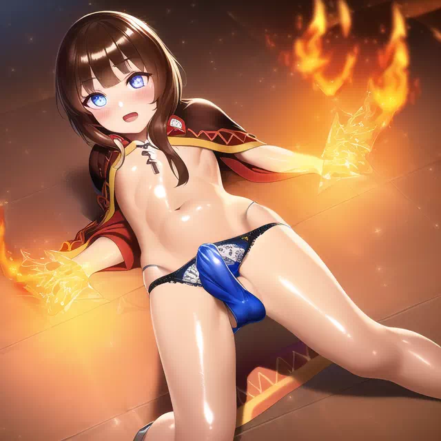 Femboy Megumin Burnin