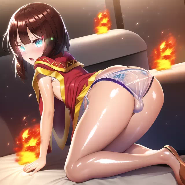 Femboy Megumin Burnin